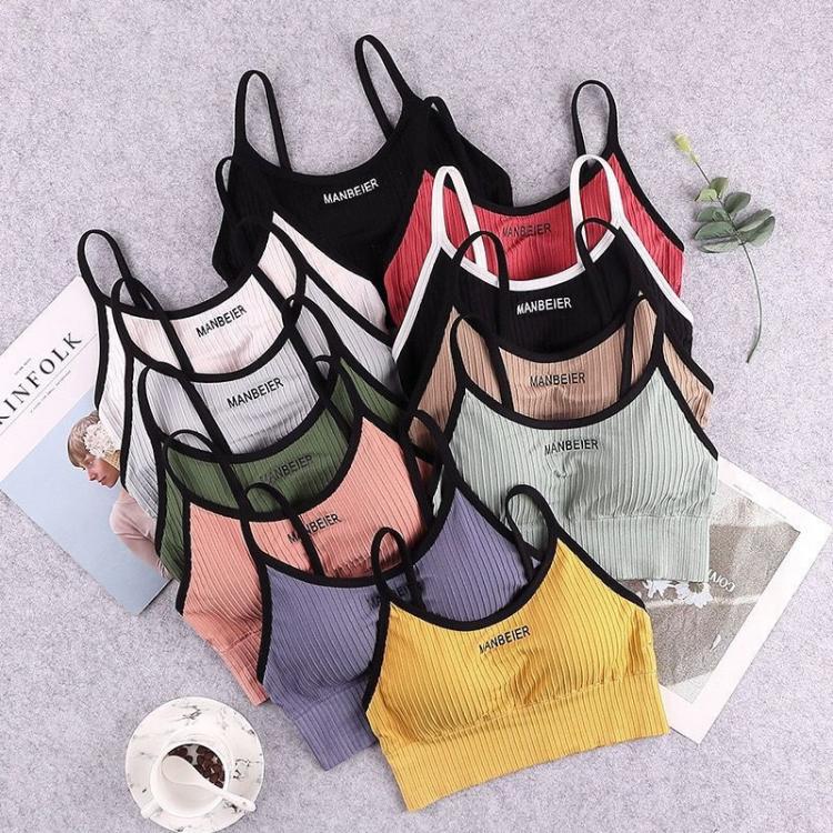 all in one place בגדי נשים New Sports Bra For Women Gym Sexy Crop Top Bra Women Cotton Underwear Soft Comfort Tube Tops Female Brassiere Tops For Girls