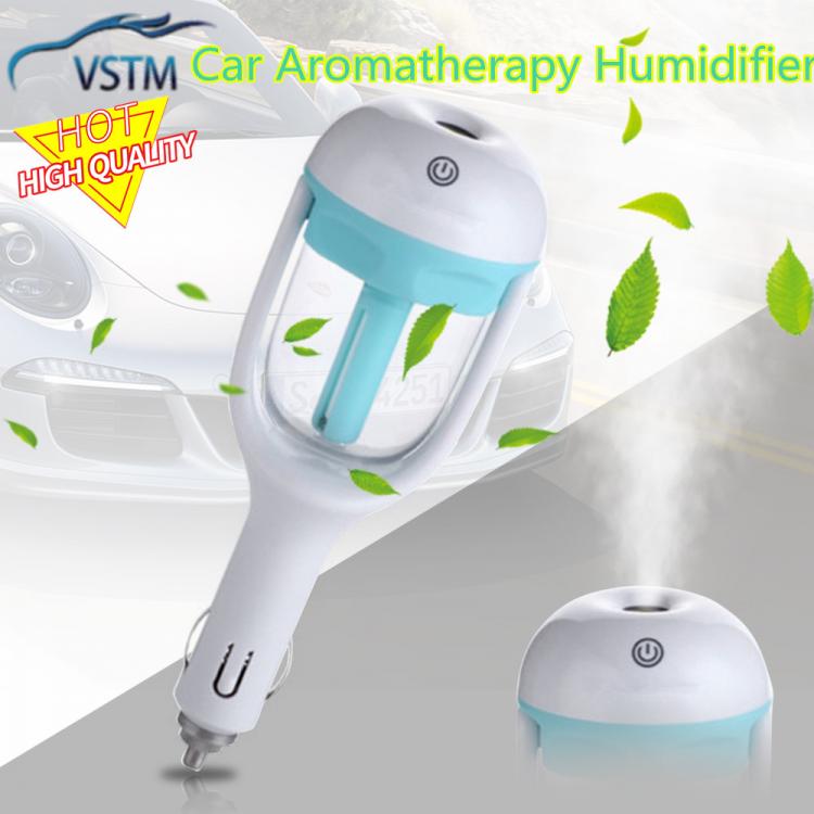 all in one place אלקטרוניקה USB Mini Car Humidifier Air Purifier Freshener 50ML Essential Oil Diffuser Aromatherapy DC 12V Portable Auto Mist Maker Fogger