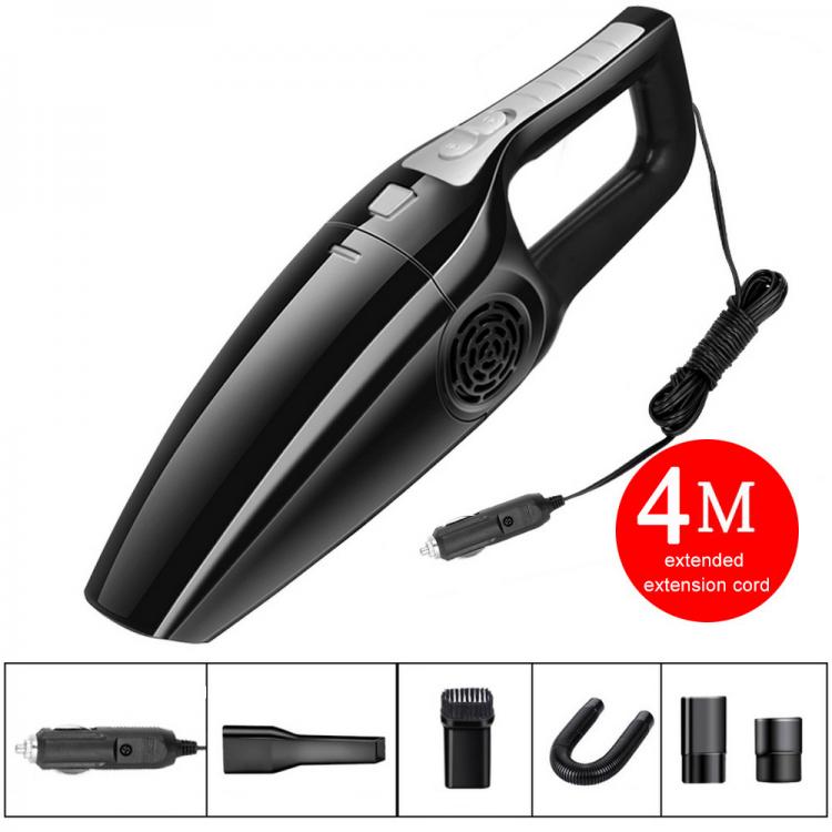 all in one place אלקטרוניקה 120W 3600mbar Car Vacuum Cleaner High Suction For Car Wet And Dry dual-use Vacuum Cleaner Handheld 12V Mini Car Vacuum Cleaner