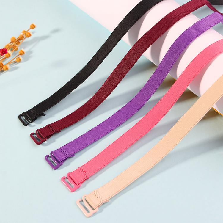 all in one place בגדי נשים 1/2PC Candy Elastic Shoulder Bra Strap Back Cross Slip-Resistant Adjustable Girl Bra Straps Summer Style Colorful Bra Strap