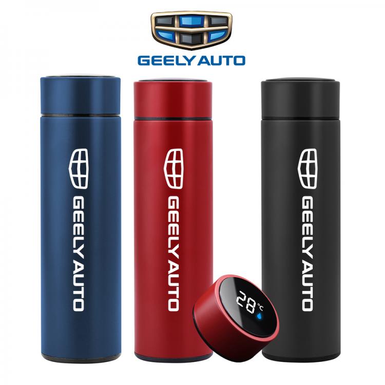 all in one place אלקטרוניקה Thermos Mug With Temperature Display For GEELY atlas coolray BO RUI CK Saloon EMGRAND ec7 500ML Car Water Cup Tea Cup Thermos