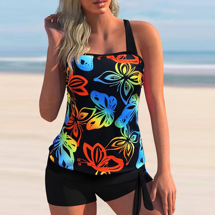 all in one place בגדי נשים Printed Tankini Swimsuits 2021 New Plus Size Swimwear Women High Waist Swimsuit Female Two Pieces Bathing Suit Beachwear Bathers