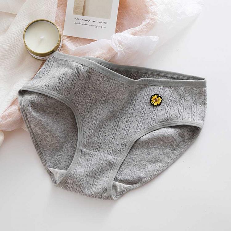 all in one place בגדי נשים Women Small Daisy Printed Panties Hot Sale Korean Style Ladies Underwear Breathable Briefs Lingerie WDC5978