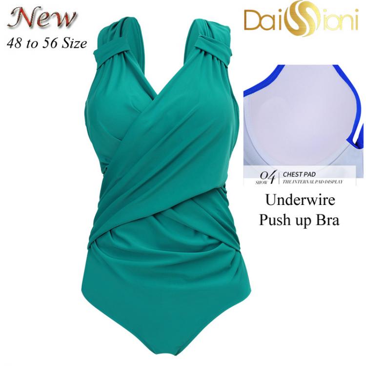 all in one place בגדי נשים Women Push up Swimwear One Piece Swimsuit Plus Larges Big Size Solid Black Blue Red Bathing Swimming Suits Beachwear Wear
