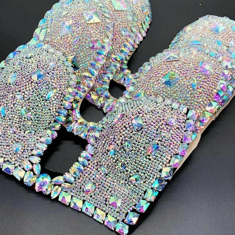 all in one place בגדי נשים 2019 venus vacation diamond new bikini set bling stones sexy women swimwear rhinestone bathing suit Jacket mature lady Bras swim