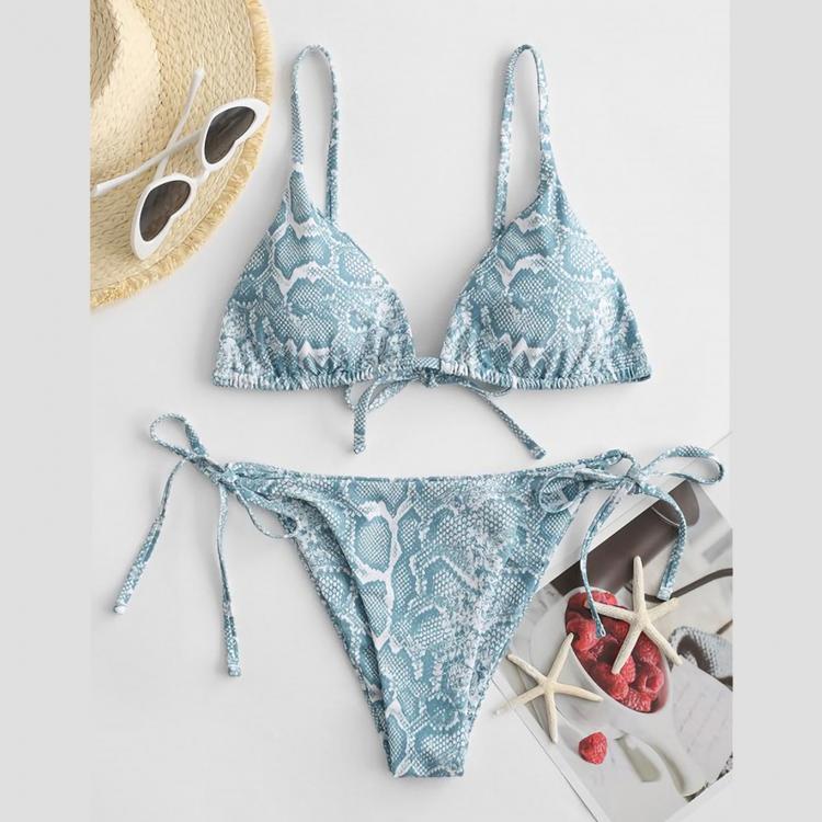 all in one place בגדי נשים Women Leoaprd Bikini Swimsuit Women Print Swimming Suit Swimwear Female 2021 Two Pieces Bathing Suit