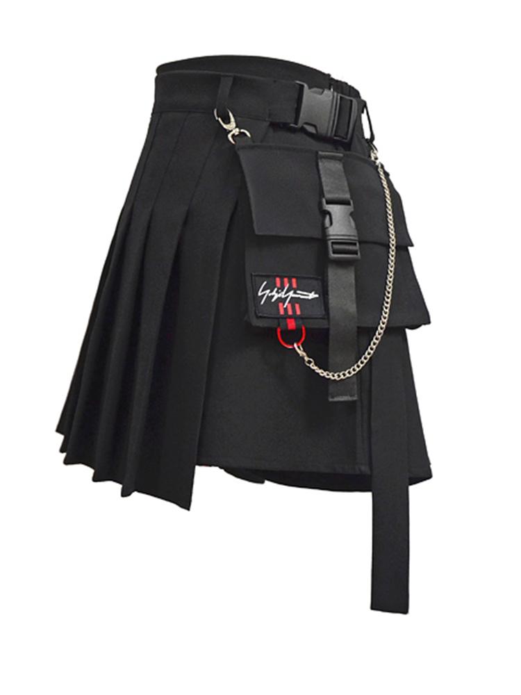 all in one place בגדי נשים Preppy Style Women Skirts 2019 Spring Summer Skirts Female High Waist Lace Up Big Hem Mini Skirt For Girls A-Line Skirt AIYANGA