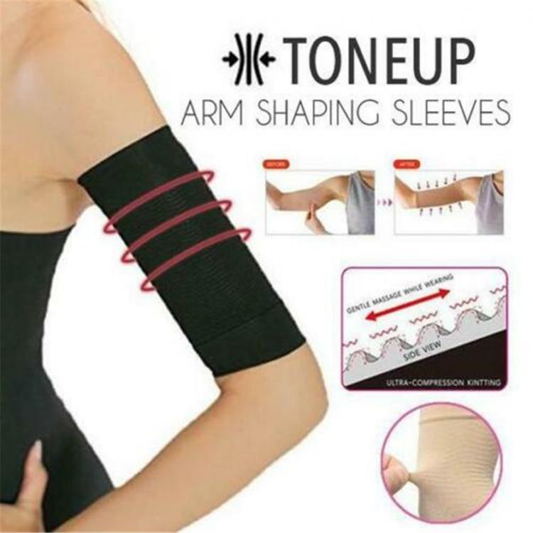 all in one place אביזרי נשים ToneUp Arm Shaping Sleeves Women Elastic Shaperwear Slimming 420D mangas para brazo mujer  Wrap Belt Black Arm Warmers
