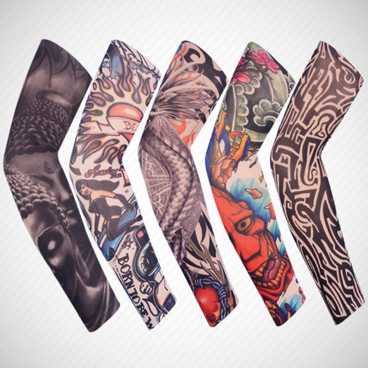 all in one place אביזרי נשים 1Pc Outdoor Cycling Sleeves 3D Tattoo Printed Arm warmer UV Protection MTB Bike Bicycle Sleeves Arm Protection Ridding Sleeves