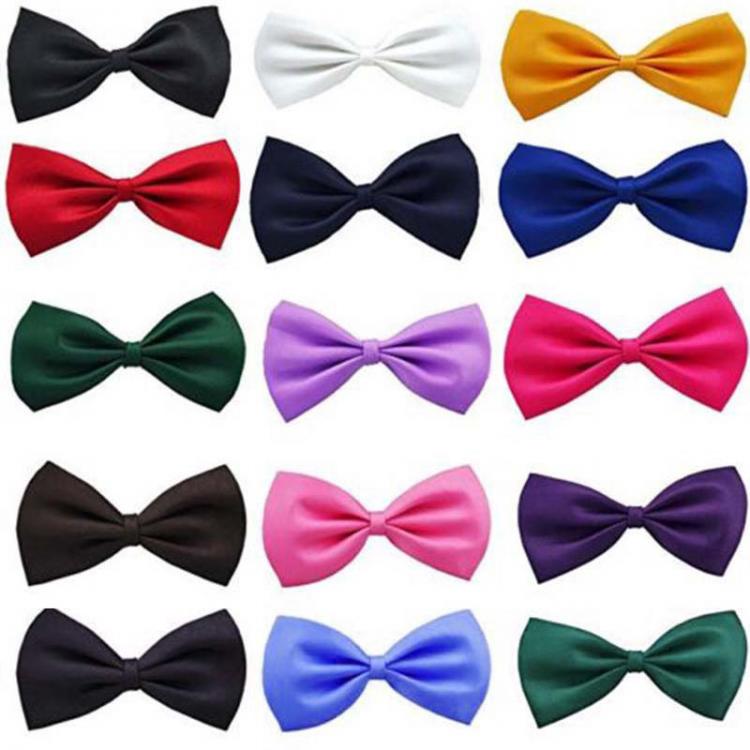 all in one place אביזרי נשים Adjustable Bow Tie Fancy Satin Prom KIDS Boys Solid Bowtie Formal Tie Child Plain Wedding Bowties Pre-Tied