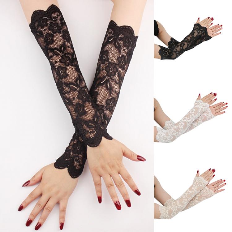 all in one place אביזרי נשים Classic Fake Sleeves Arm Sleeves Sexy Lace Gloves Summer Sunscreen Fingerless Mitten Covered Elastic Arm Protectors Wrist Sleeve