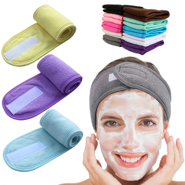 all in one place אביזרי נשים Adjustable Wide Hairband Yoga Spa Bath Shower Makeup Wash Face Cosmetic Headband For Women Ladies  Make Up Accessories