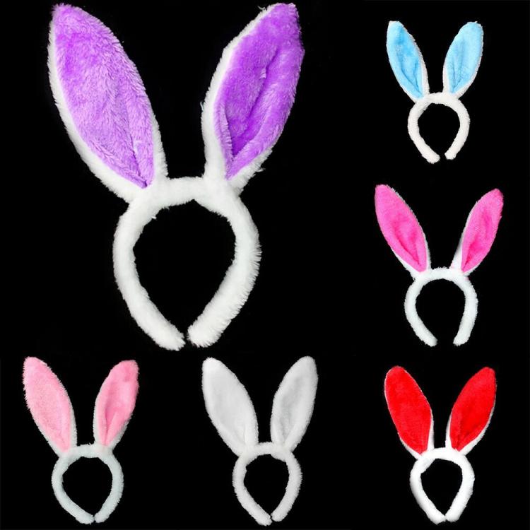 all in one place אביזרי נשים Plush bunny ears headband for Children Adult Girls Headwear Hairbands Scrunchies Headdress acsesorios para el cabello