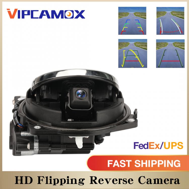 all in one place אלקטרוניקה Logo Flip Reversing Camera For VW Golf MK7 MK5 MK6 Passat B8 B6 B7 POLO 6R 2021 New Version Rear View Camera with Trunk Switch