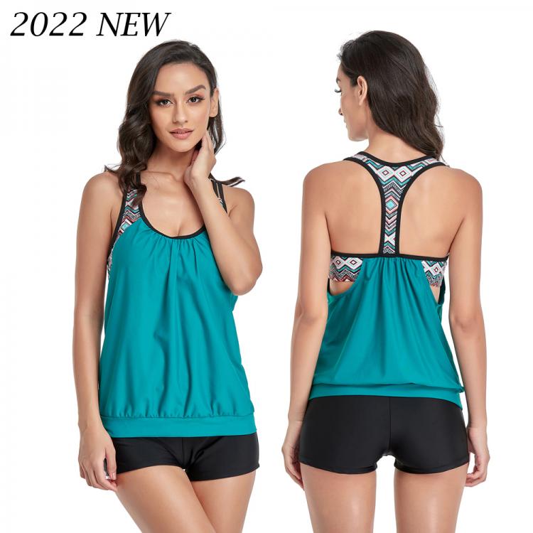 all in one place בגדי נשים 2022 New Women Swimsuit Two Piece Swimwear Plus Size Female Sexy Floral large Big Swimming Suits Bathing Beach Wear Beachwear