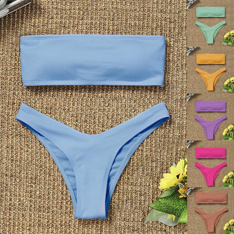 all in one place בגדי נשים Fashion Summer Print Women Conservative Strappy Printed Bikini Push-Up Padded Swimwear Swimsuit Beachwear Set bikinis 2021 mujer