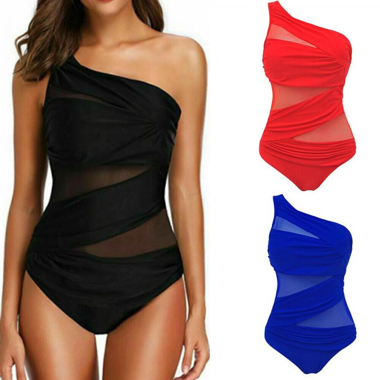 all in one place בגדי נשים Plus Size Women's Swimsuit Sexy One Piece Mesh Bikini Push-up Swimsuit Bathing Suit Swimwear Swimming Beach Bikini