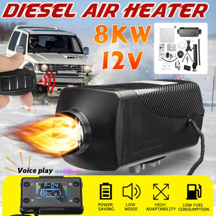 all in one place אלקטרוניקה Car Heater 8KW 12V Air Diesels Heater 8000W Parking Heater With Remote Control LCD Monitor for RV Motorhome Trailer Truck Boats