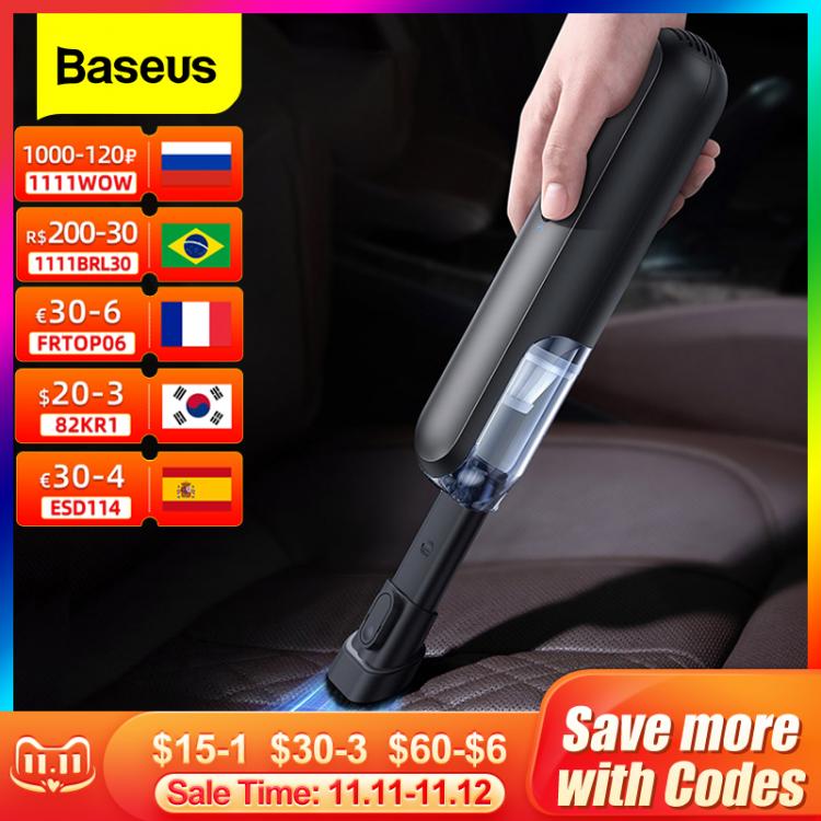 all in one place אלקטרוניקה Baseus 4000Pa Car Vacuum Cleaner A1 Wireless Vacuum with LED Light for Home PC Cleaning Portable Handheld Auto Vacuum Cleaner