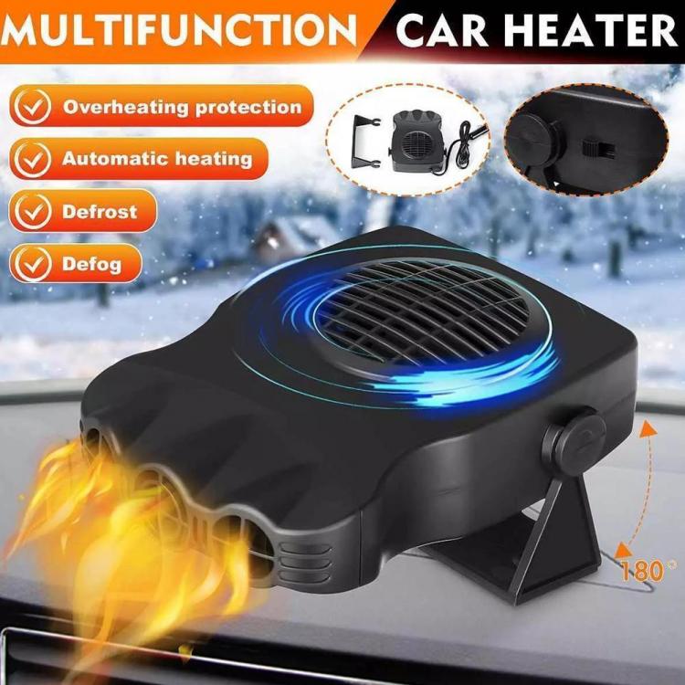 all in one place אלקטרוניקה Rotatable Car Heater Fan 12V 150W Portable Window Windshield Defroster Demister Auto Electric Cooling Heating Fan For Car Truck