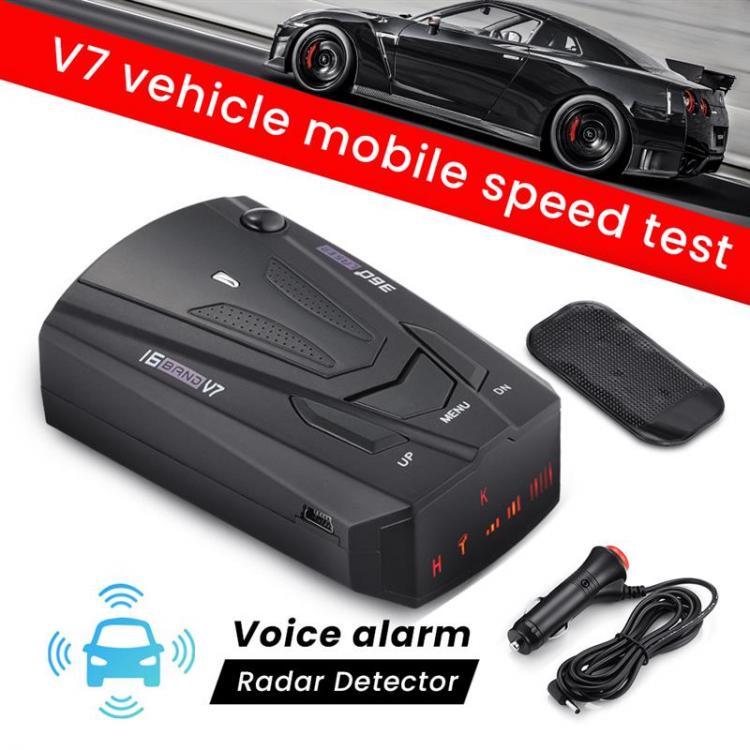 all in one place אלקטרוניקה 2021 NEW Car Radar Detector Anti Radar English Russian Voice Speed Alert Warning Alarm System 16 LED Display Anti Radar Detector
