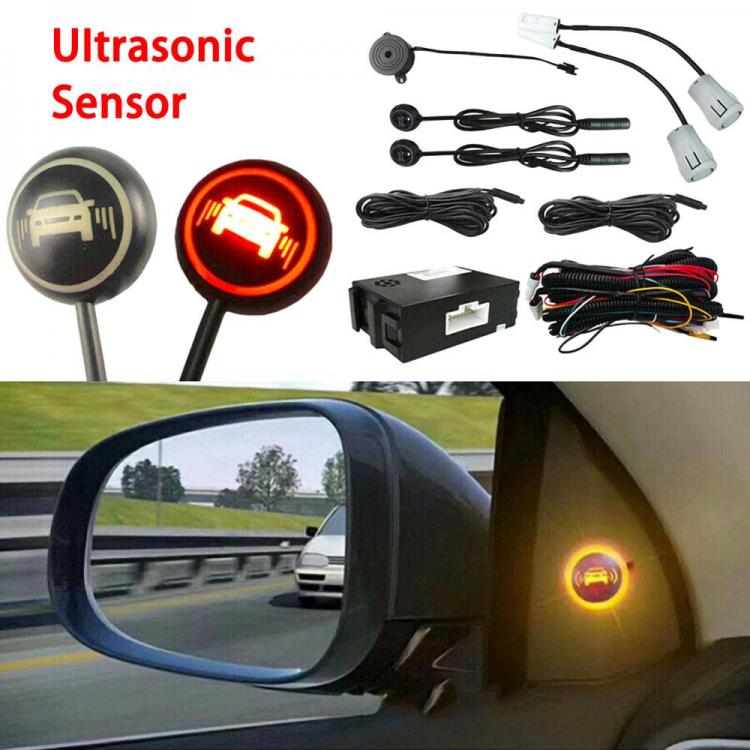 all in one place אלקטרוניקה Car Blind Spot Monitoring System Ultrasonic Sensor Distance Assist Lane Changing Tool Blind Spot Mirror Radar Detection System