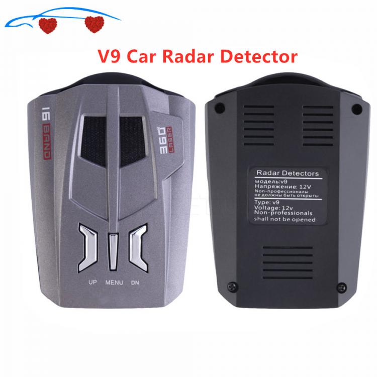 all in one place אלקטרוניקה 2020 Car Radar Detector V9 LED Display Driving Cafely & avoiding fine.V 9 Car Anti Speed Camera Signal Warning Radar Detector