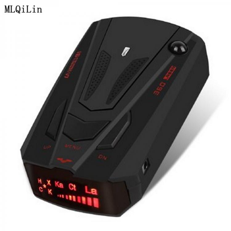 all in one place אלקטרוניקה Car Radar Detector 16 Band Voice Alert V7 Anti Speed Radar Signal Detection LCD Display 360 Degrees Car Speed Testing System