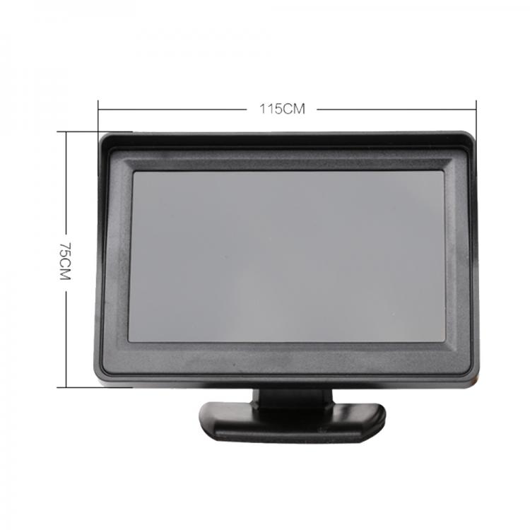 all in one place אלקטרוניקה 2020 Hot Display Screen Car Rearview Monitor 4.3in 16:9 with 2 Way Video Input for Rear View Backup Reverse Camera Universal Car