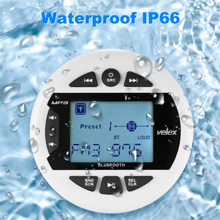 all in one place אלקטרוניקה Waterproof Bluetooth Marine Digital Media Stereo Receiver with MP3 Player AM FM Radio and USB for Car Boat SPA UTV Motorcycle