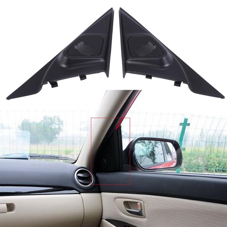 all in one place אלקטרוניקה Car Front Column Triple-cornered Bracket Tweeter Cover for Mazda 3 BK 2007-2014