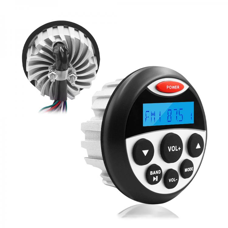 all in one place אלקטרוניקה Marine Waterproof Stereo Bluetooth Radio Audio MP3 Player Digital Media FM AM Receiver For Yacht Boat Golf Cart ATV UTV Motorcyc