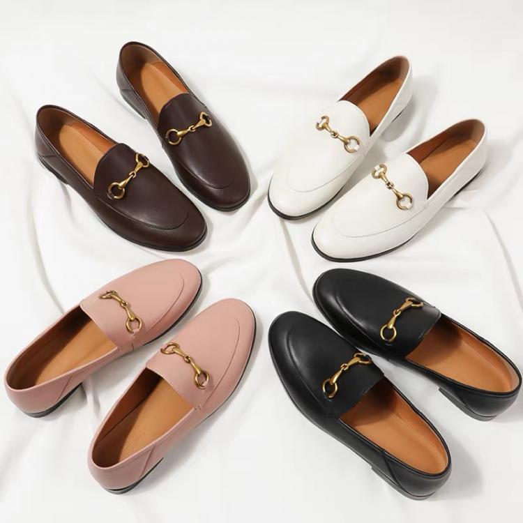all in one place בגדי נשים Slip on shoes shallow Women's shoes spring autumn flat shoes loafers leather shoes lazy muller soft leather shoes casual shoe
