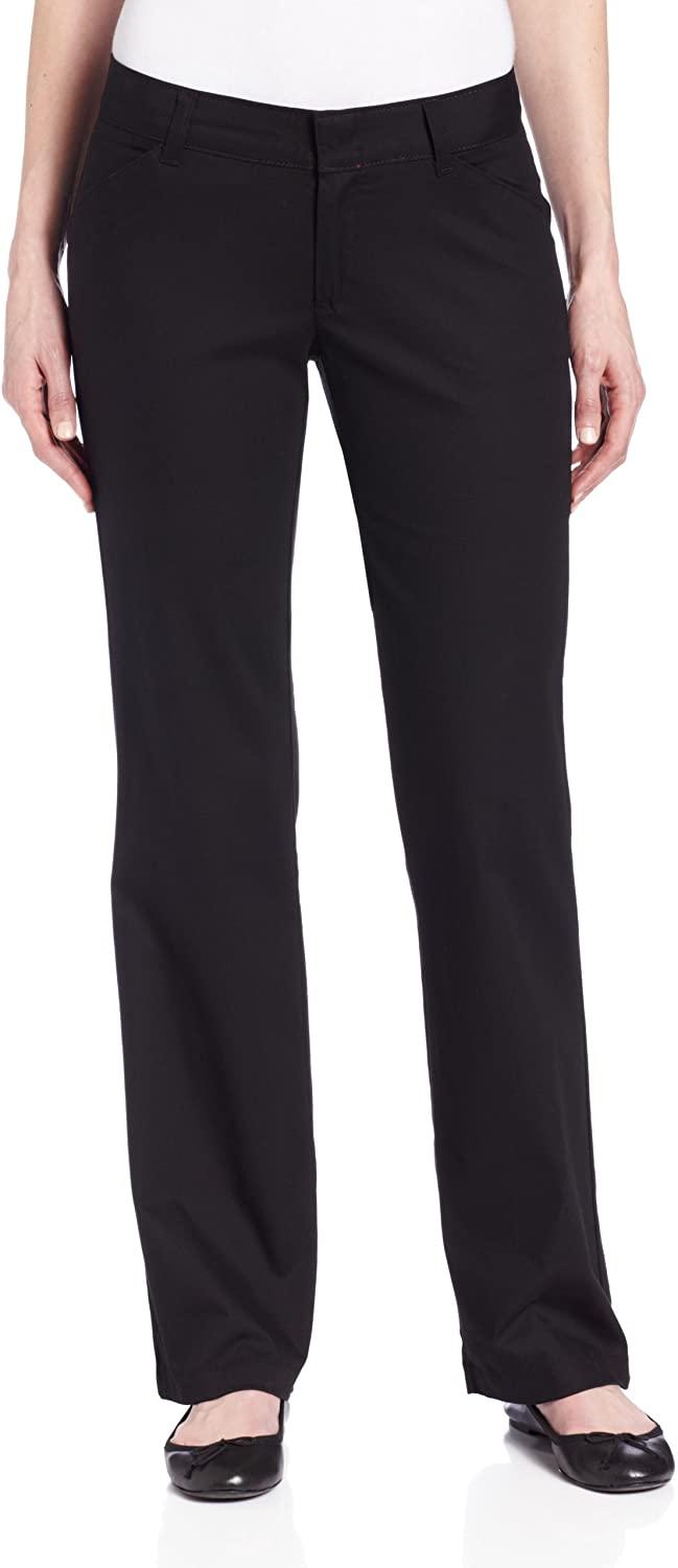 all in one place בגדי נשים Dickies Women's Relaxed Straight Stretch Twill Pant