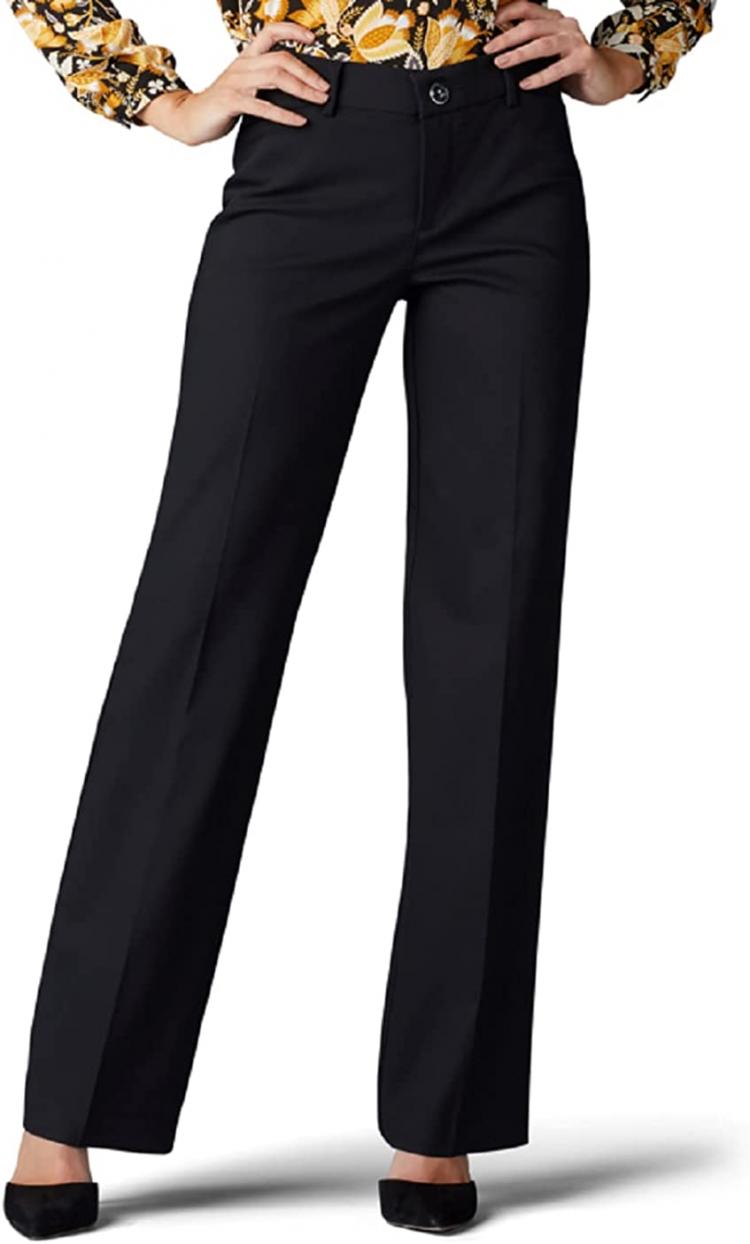 all in one place בגדי נשים Lee Women's Flex Motion Regular Fit Trouser Pant