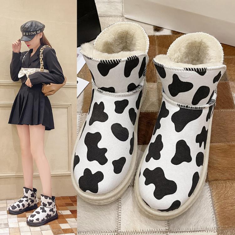 all in one place בגדי נשים Women Boots 2021 Winter Shoes Woman Snow Boots with Plush Inside Botas Mujer Waterproof Winter Boots Female Booties Spot Pattern