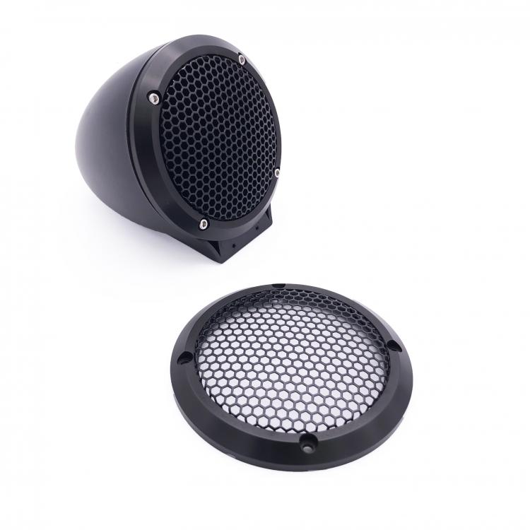 all in one place אלקטרוניקה For 3" 3.5" Inch Midrange Speaker Grill Conversion Net Cover Car Audio Modified Circle Full Metal Mesh Grille 97mm Alumi
