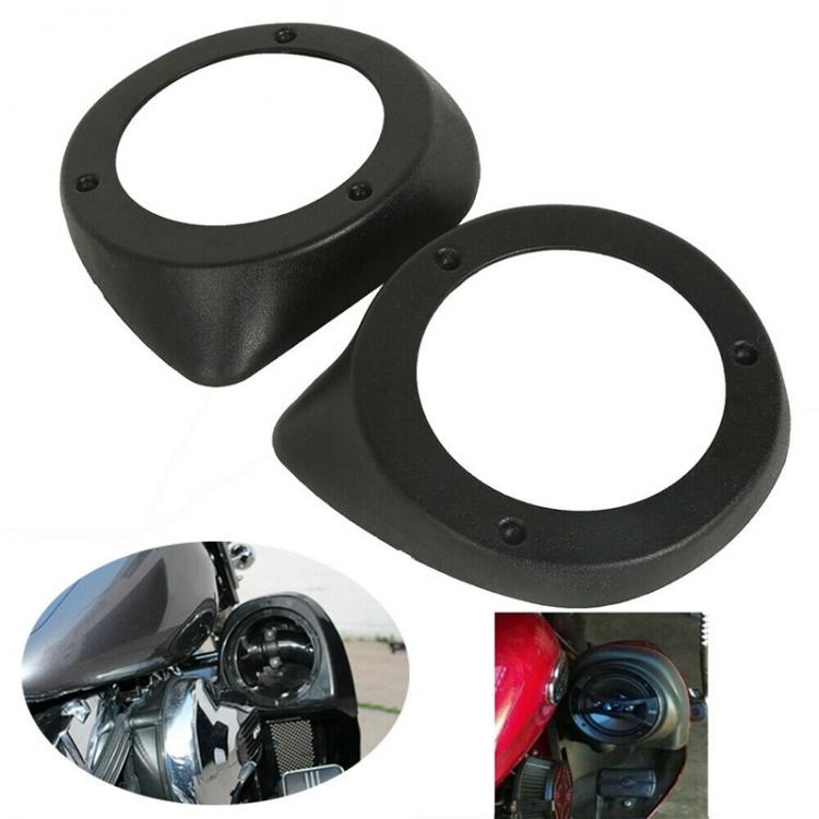all in one place אלקטרוניקה Pair 6.5 inch Speaker Boxes Pod Lower Vented Leg Fairings Fit for Touring Road King Vented Lower Fairing Electra Street Glide 19
