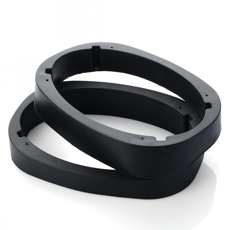 all in one place אלקטרוניקה 2pcs 6x9inch Car Audio Stereo Speaker Adapter Mount Black Spacer Rings Bracket Holder for Toyota Nissan Universal Solid Horn Pad