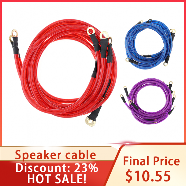 all in one place אלקטרוניקה 5 Point 0.6/0.8/1m Universal Car Ground Cables Auto Booster Jumper Grounding Wire System Kit to improve Power For Cars SUV Auto