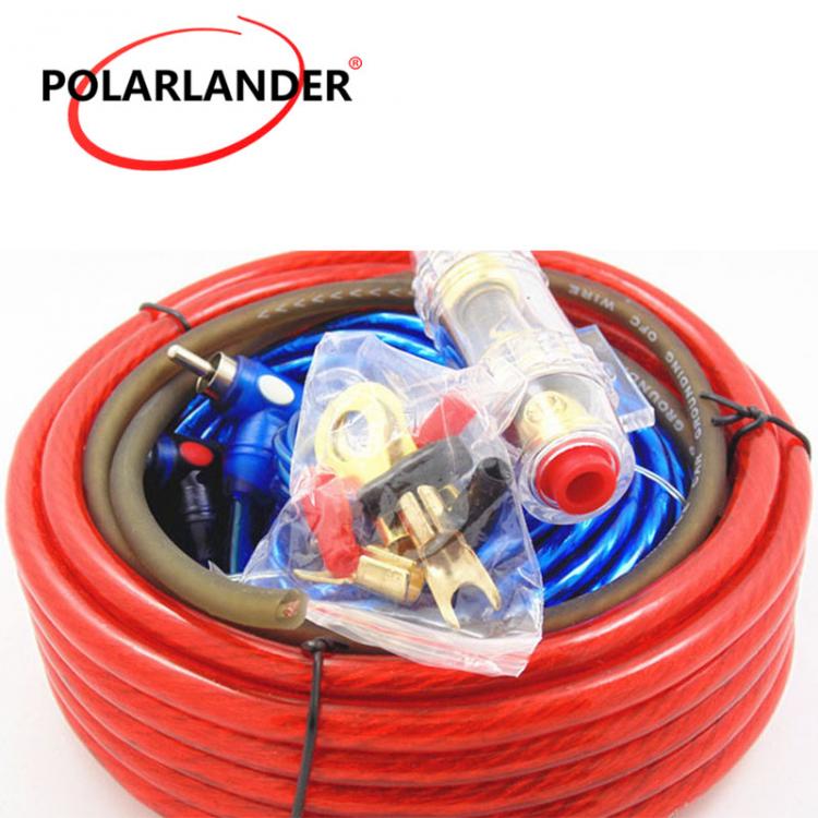 all in one place אלקטרוניקה 60 AMP Fuse Holder Car Audio Wire 1500W Wiring Amplifier Installation Kit Subwoofer Speaker 8GA Power Cable Copper Clad Aluminum