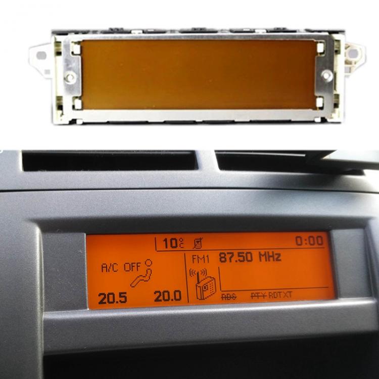 all in one place אלקטרוניקה Car USB Dual-Zone Air Bluetooth Display Yellow Monitor 12 Pin for Peugeot 307 407 408 Citroen C4 C5 Screen