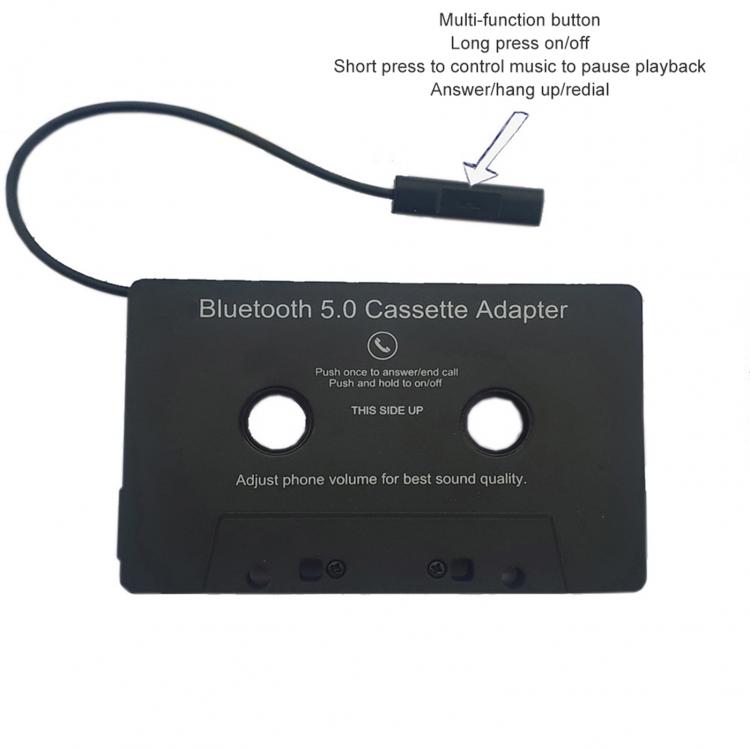 all in one place אלקטרוניקה Handsfree Car Cassette Tape Adapter Microphone Bluetooth Mp3 Player Converter MP3/SBC/Stereo Audio Aux Adapter For IOS Android