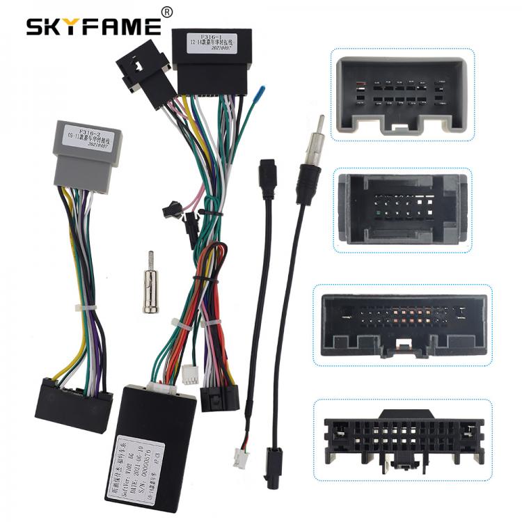 all in one place אלקטרוניקה SKYFAME Car Wire harness Cables Canbus For Ford Fiesta 2009-2011 2012-2014 decoder with canbus box