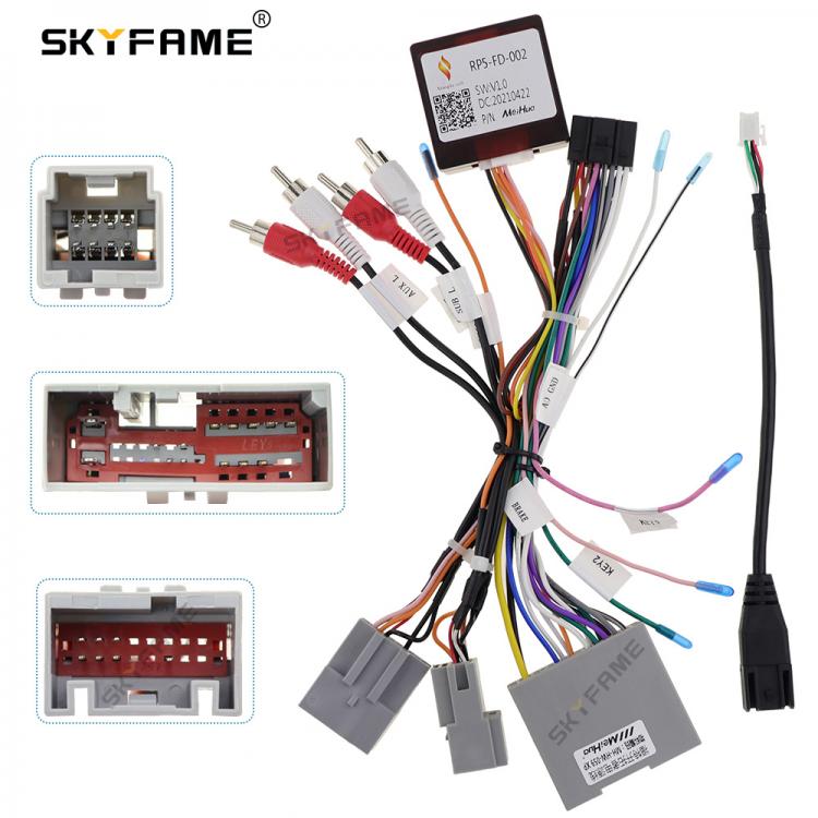 all in one place אלקטרוניקה SKYFAME Car Wiring Cable Adapter Canbus For Ford Explorer Escape Edge Expedition Mustang Lincoln Navigator MKX Chevrolet Blazer
