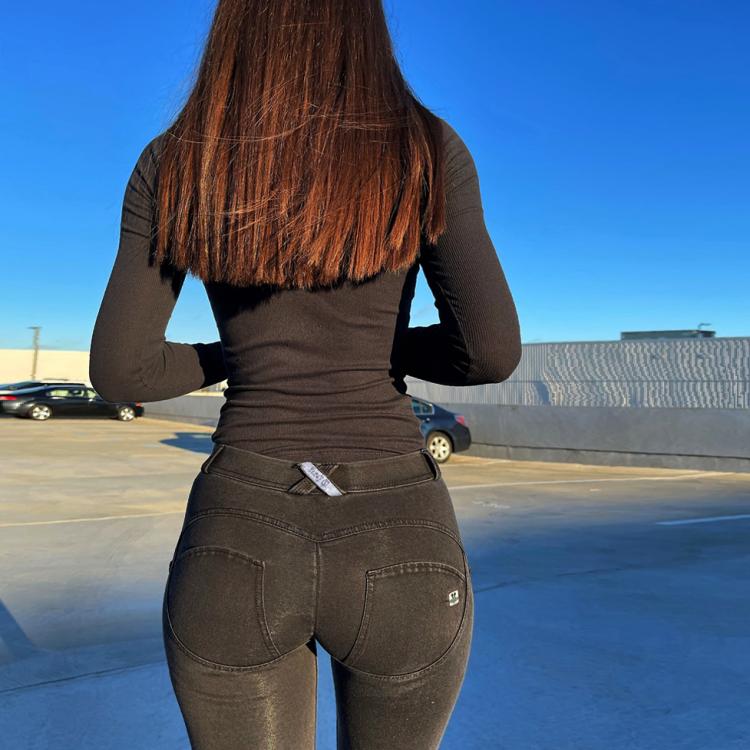 all in one place בגדי נשים Melody Stretch Boyfriend Jean Straight Leg Jeans Womens Denim  Skinny Black Pants Hip Capris Pencil Jeggings Femme Push Up