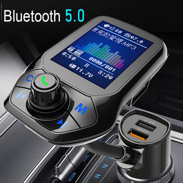 all in one place אלקטרוניקה JINSERTA 2021 Car MP3 Music Player Bluetooth 5.0 receiver FM transmitter Dual USB QC3.0 Charger U disk / TF Card lossless Music