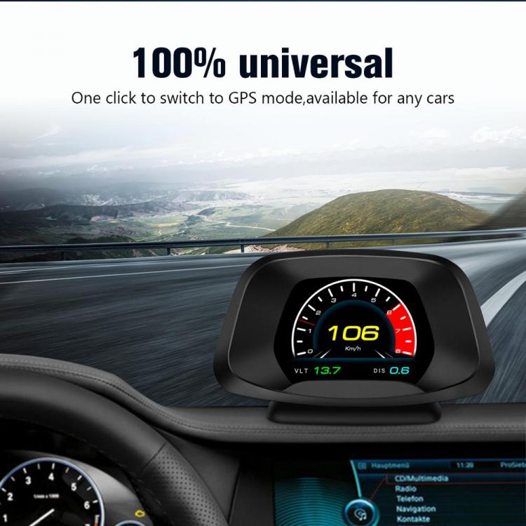 all in one place אלקטרוניקה Car Electronic HUD Head Up Display OBD OBD2 Universal Speed Projector Display Fuel Consumption Temperature Diagnostic Tool