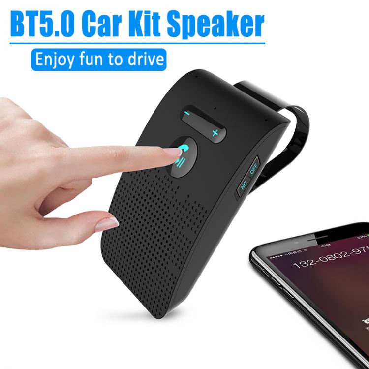 all in one place אלקטרוניקה Bluetooth Audio Receiver Car Kit bluetooth 5.0 handsfree sun visor wireless Speaker phone multi-point call manos libres coche