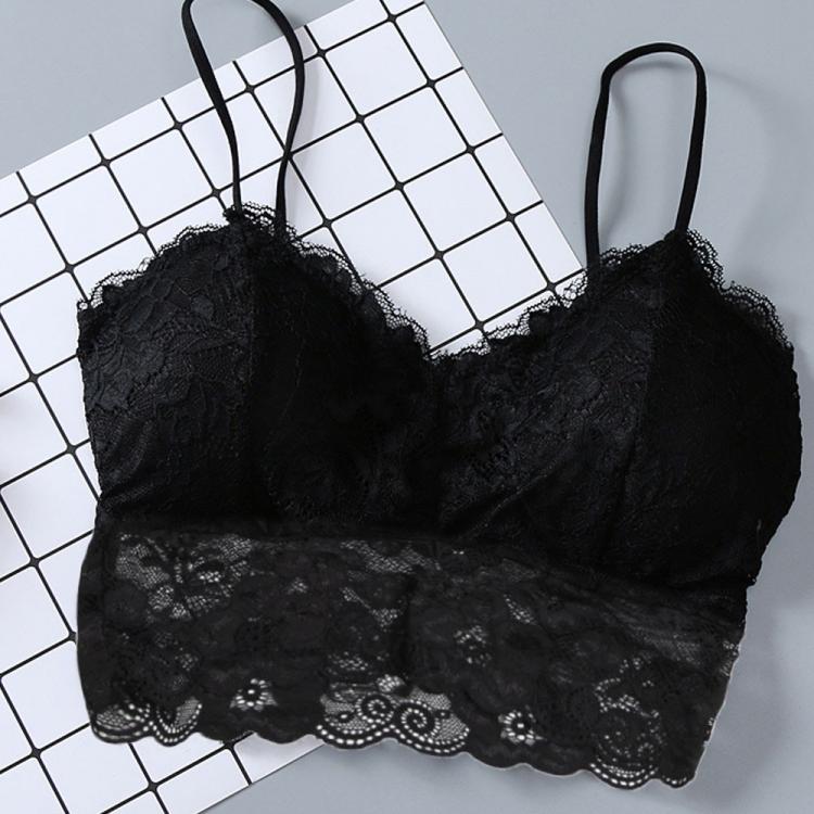all in one place בגדי נשים Summer Women Lace Sexy Top Sun Sleeveless Solid Tops Unpadded Bralette Bra Bustier Zipper Back Club Crop Tank Free Size lingerie
